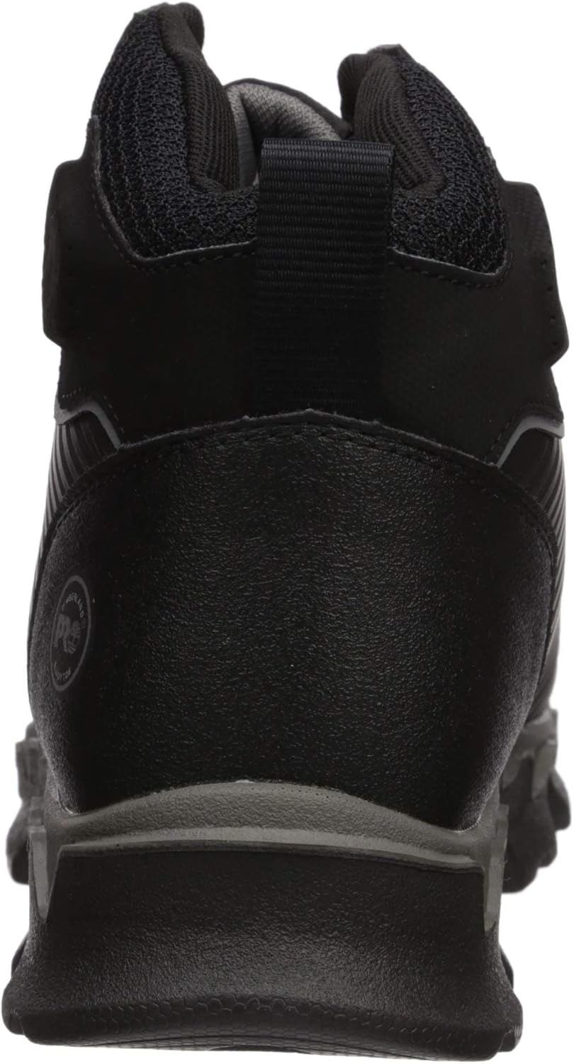 Timberland PRO мужские промышленные рабочие ботинки Powertrain Sport Mid Alloy с защитным мыском и защитой от поражения электрическим током, Black/Grey — фото 3