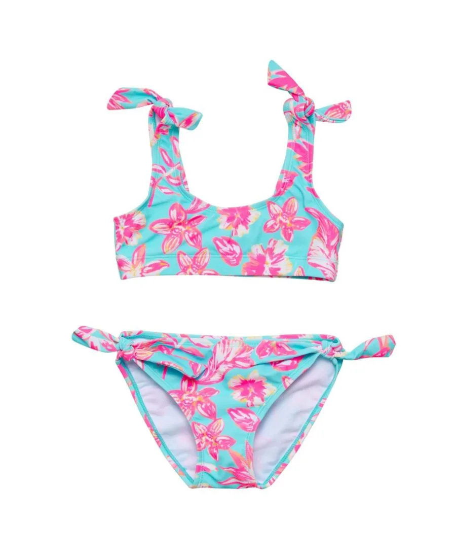 Бикини Big Girls Tropical Glow из переработанных материалов Snapper Rock, синий