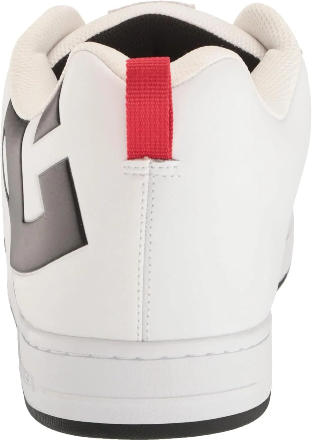 Мужские низкие скейтбордические кроссовки DC Court Graffik Sq DC Shoes, White Black Black — фото 3