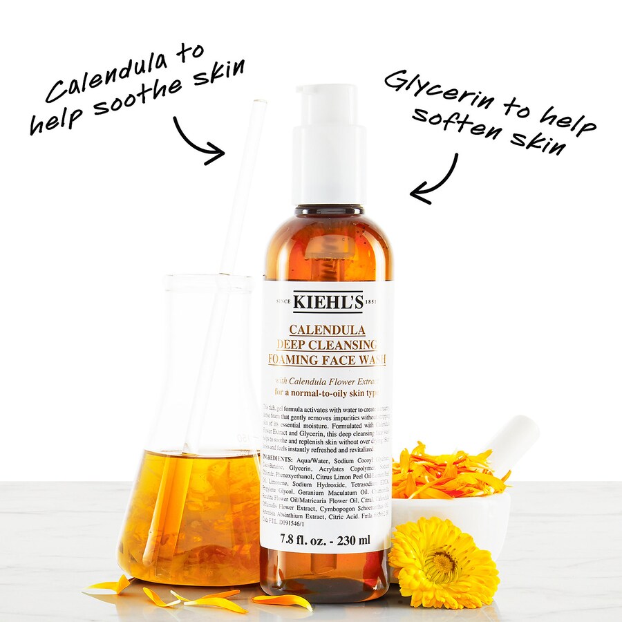 Тоник Kiehl's — Пенка для глубокого очищения лица с календулой для жирной кожи Since, 230 мл — фото 4
