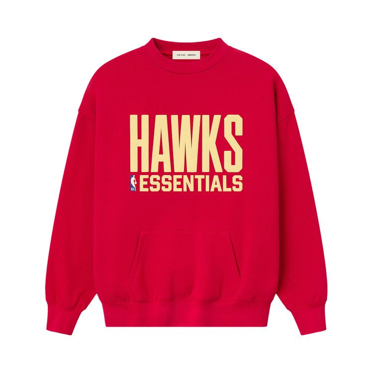 

Свитер Fear of God Essentials Hawks Crewneck, Red