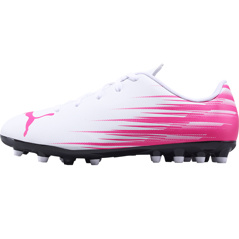 

Низкие детские футбольные бутсы для детей PUMA, белый/розовый