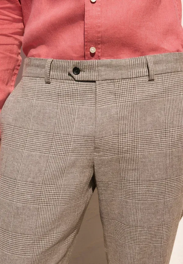 Классические брюки Next, taupe brown, серо-коричневый