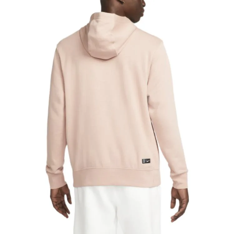 

Nike Свитшот мужской розовый с капюшоном Moderate Regular