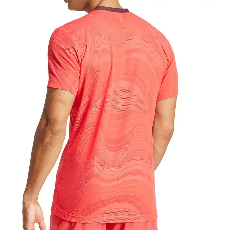 Футболка FreeLift с технологией Climacool+ и сетчатой тканью Adidas, розовый — фото 4