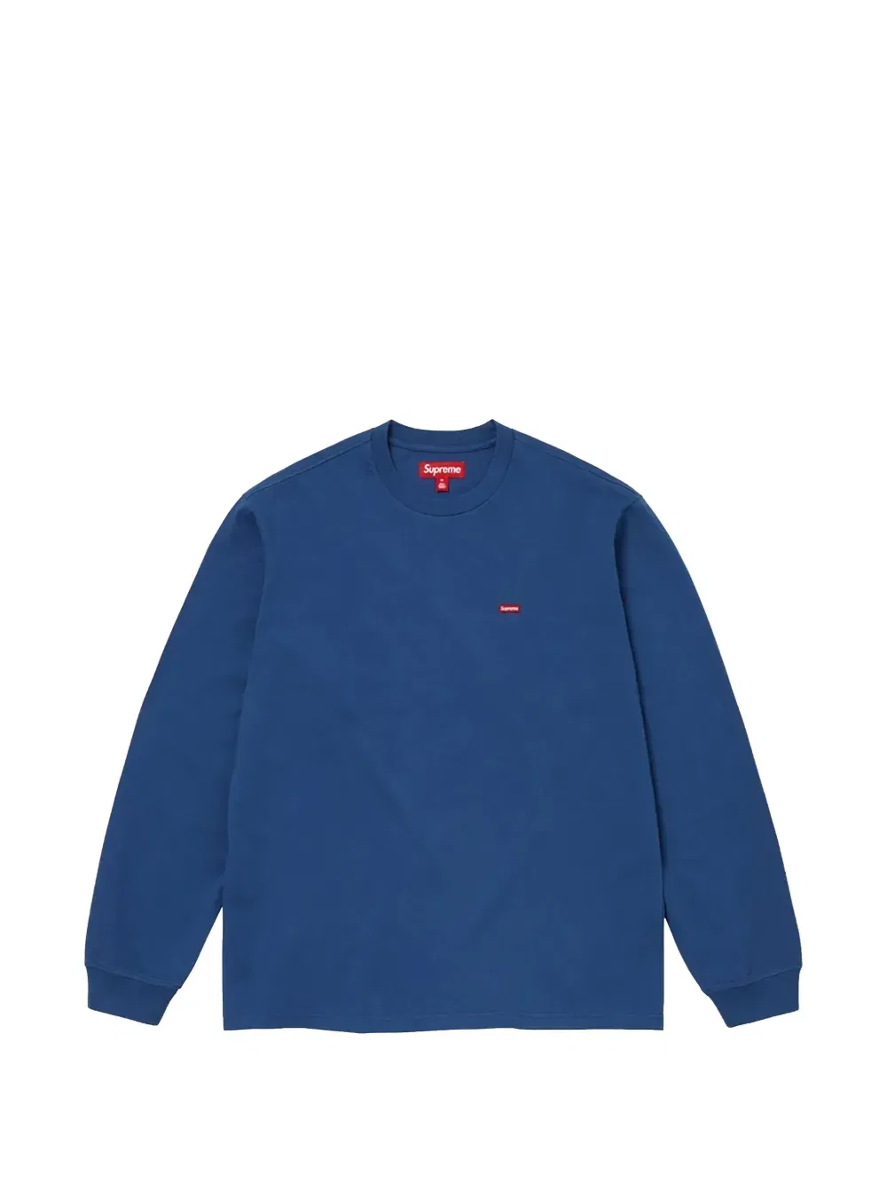 Свитер с длинными рукавами в форме коробки Supreme, синий