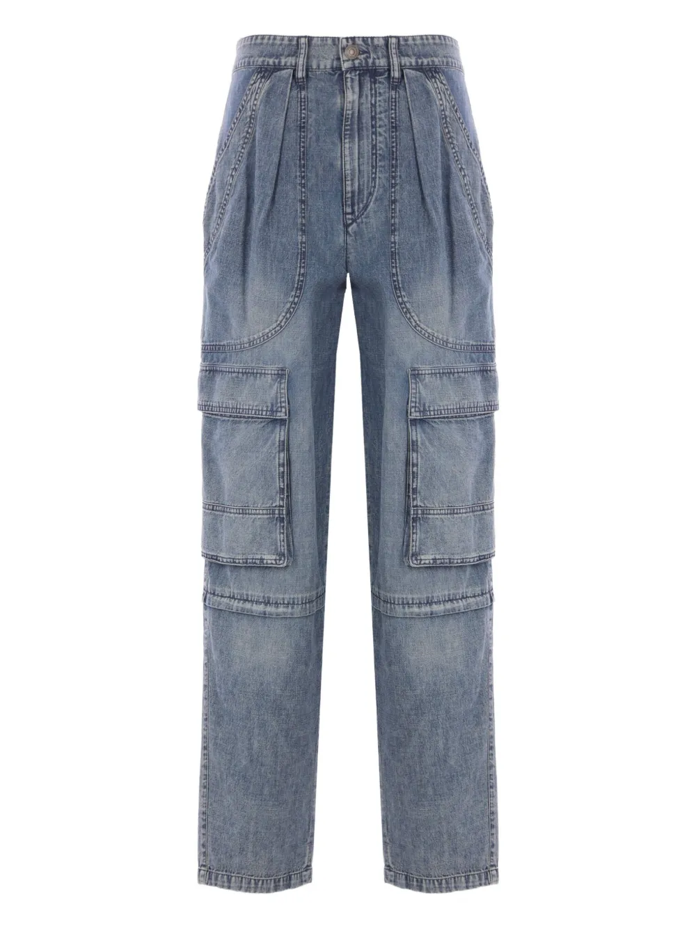 

Джинсы карго со складками MARANT ÉTOILE, синий