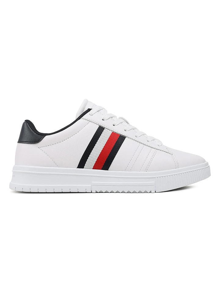 

Низкие кроссовки Tommy Hilfiger Shoes Leder, белый/черный