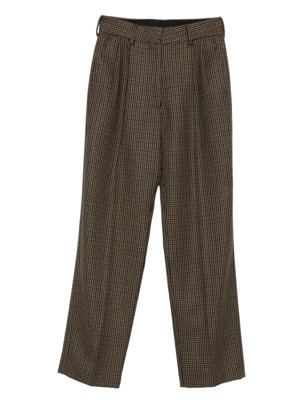 

Брюки Houndstooth со складками Blazé Milano, коричневый