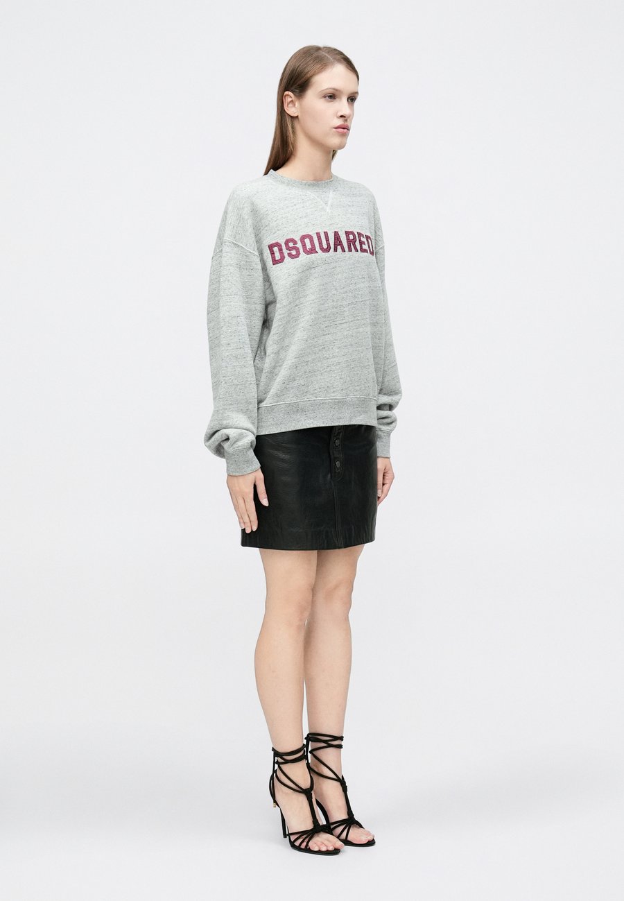 Толстовка Dsquared2 WIDE CREW NECK, Grey — фото 4