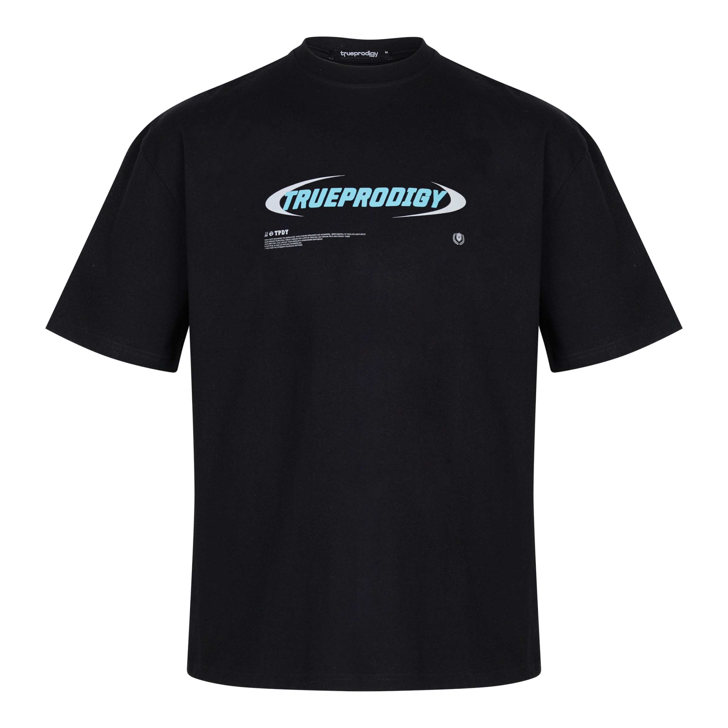 

Trueprodigy Футболка 'Ravi' в черном цвете