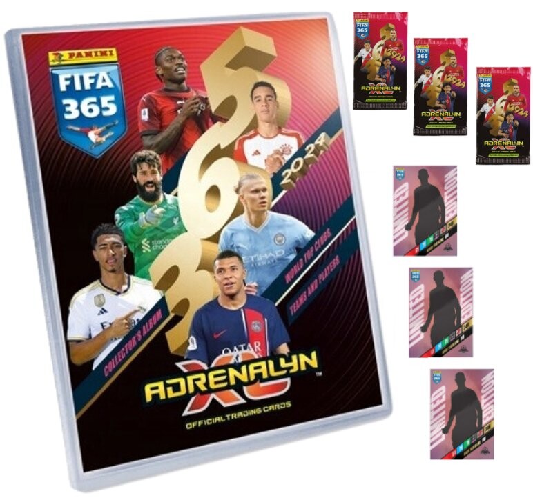 

Альбом FIFA 365 2024, футбольные карточки, мега коллекционный набор, Панини Panini Kolekcja