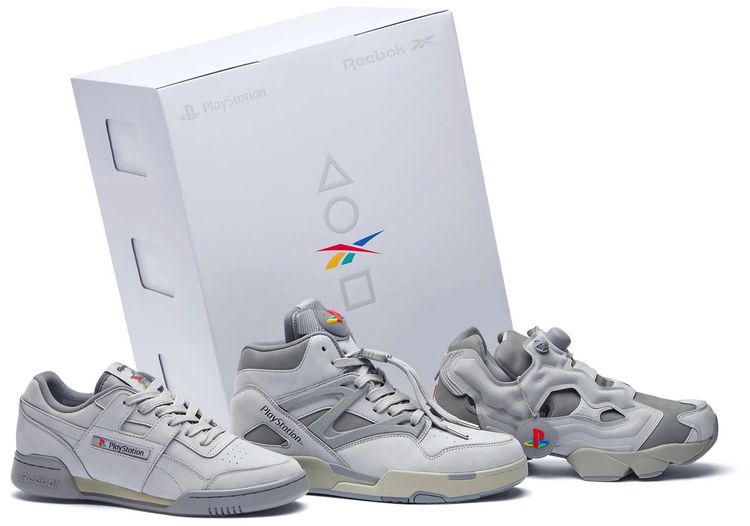

Кроссовки Sony Playstation x Workout Plus x Pump Omni Zone 2 x Reebok InstaPump Fury 94, серый