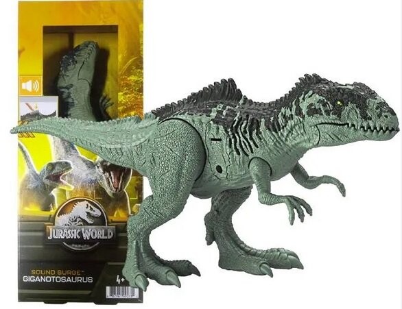 

Фигурка 30см Гигантозавр Гигантозавр Мир Юрского периода со звуком Mattel