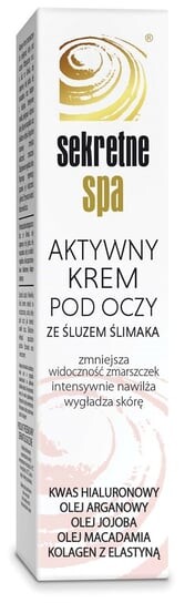 

Активный крем для глаз со слизью улитки 30мл, Sekretne Spa