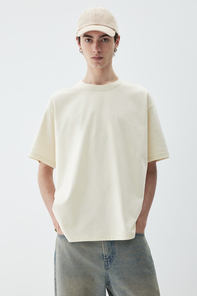 

Футболка Coolmax свободного покроя H&M, бежевый