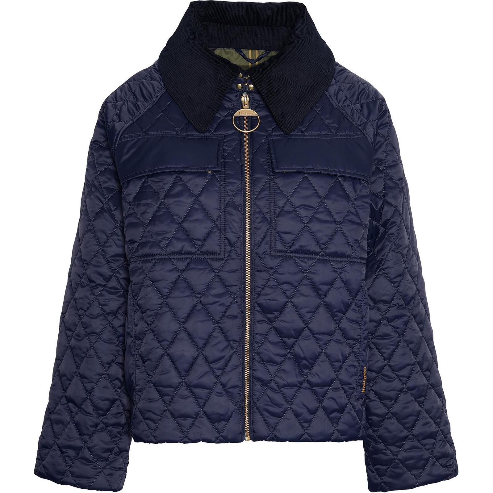 

Barbour Женская пуховая куртка FW24, цвет морской синий