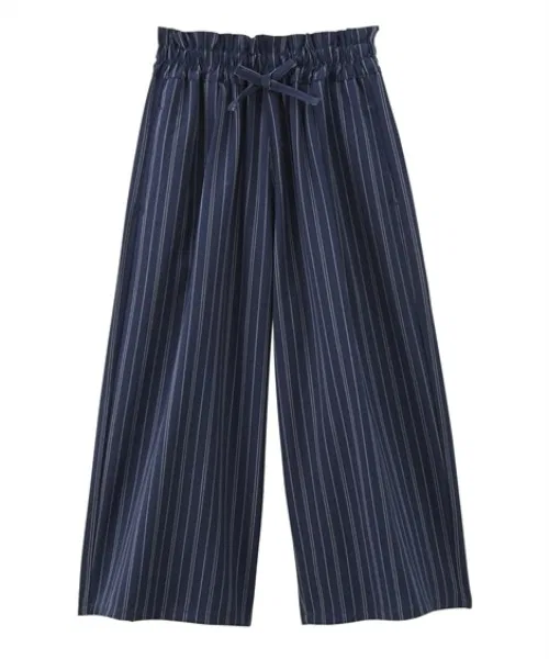 Детские широкие брюки в полоску QUNTSTYLE