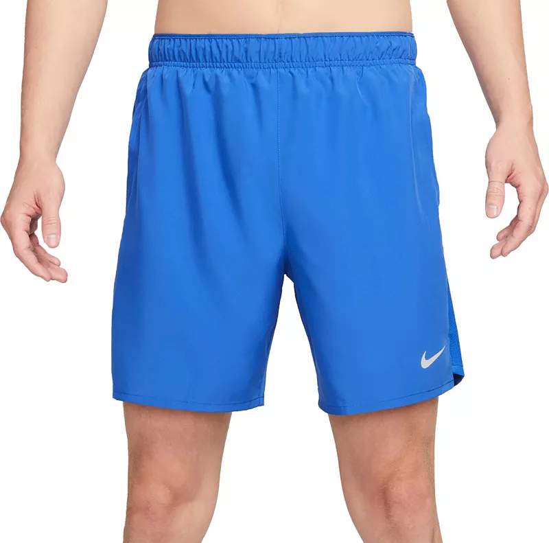 

Мужские универсальные шорты Nike Dri-FIT Challenger 7 дюймов с короткой подкладкой, цвет Game Royal