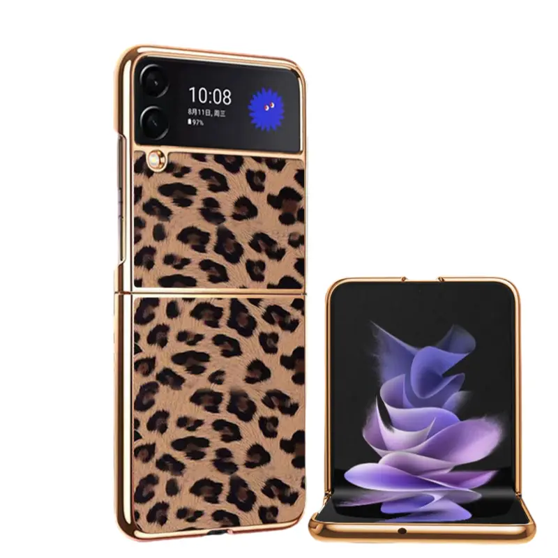 

Чехол для телефона Baohuguang Bao Huguang, Folded galvanized leather leopard print