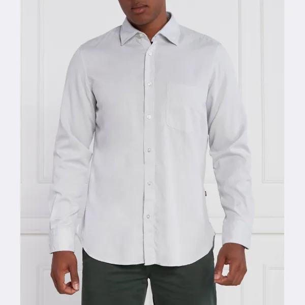 

Рубашка Remiton стандартного кроя Boss, серый