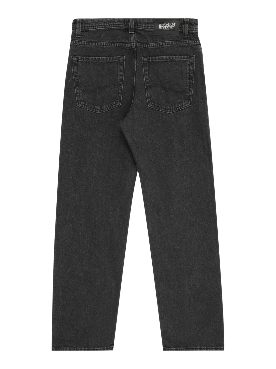 Прямые джинсы JJICHRIS JJORIGINAL Jack Jones Junior, черный деним — фото 2