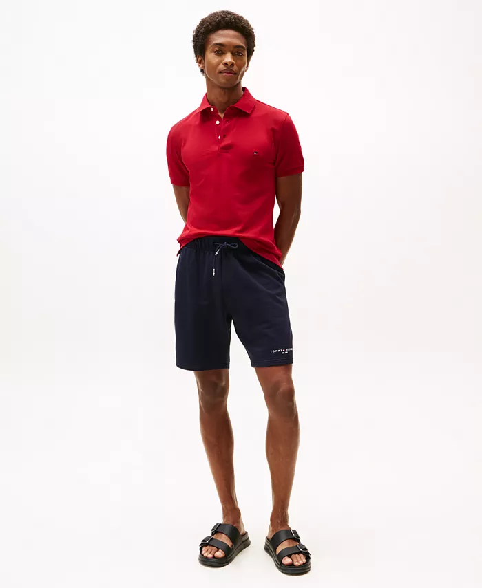 Мужская поло 1985 Slim Fit Tommy Hilfiger, красный — фото 2