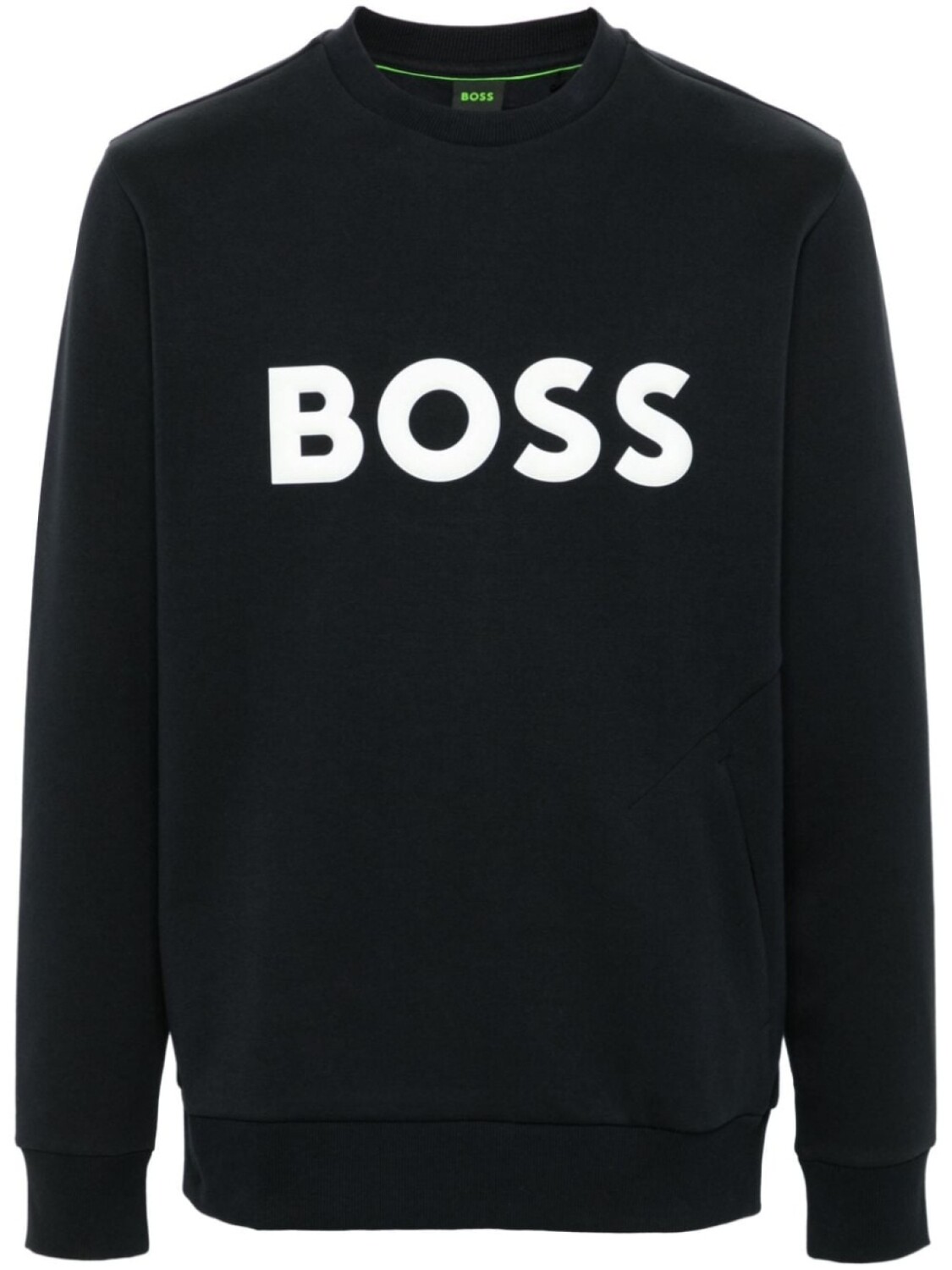 

BOSS толстовка с тисненым логотипом, синий
