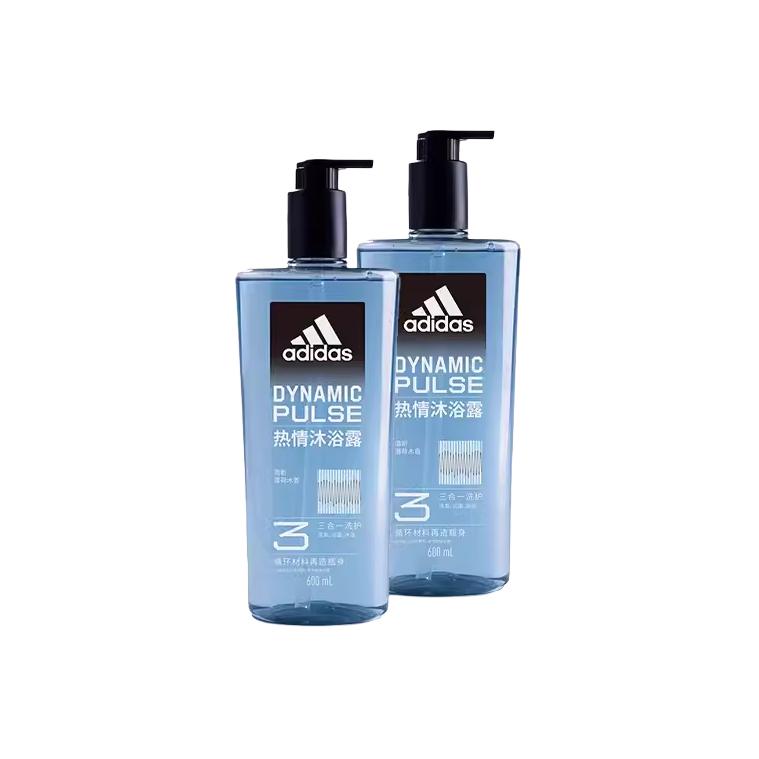 

Мужской гель для душа Passionate увлажняющий очищающий с пачули 250мл/600мл/600мл*2 Adidas