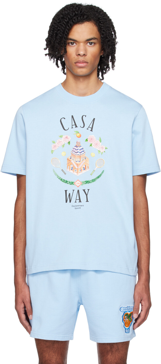 

Синяя футболка «Casa Way» Casablanca