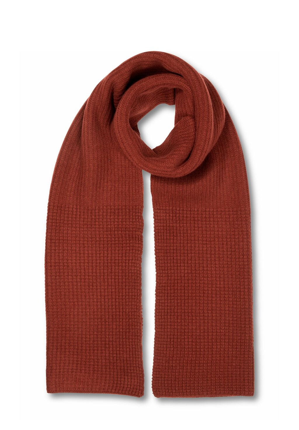 

Шарф Luxury Scarf Patched Cotton-blend FALKE, цвет brick