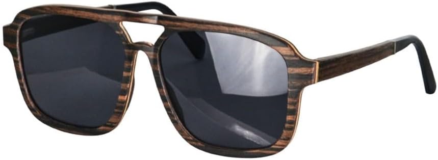 

Винтажные деревянные солнцезащитные очки для мужчин, поляризованные солнцезащитные очки для мужчин, изделия из натурального дерева ручной работы, модные очки UJNHGQ, C2