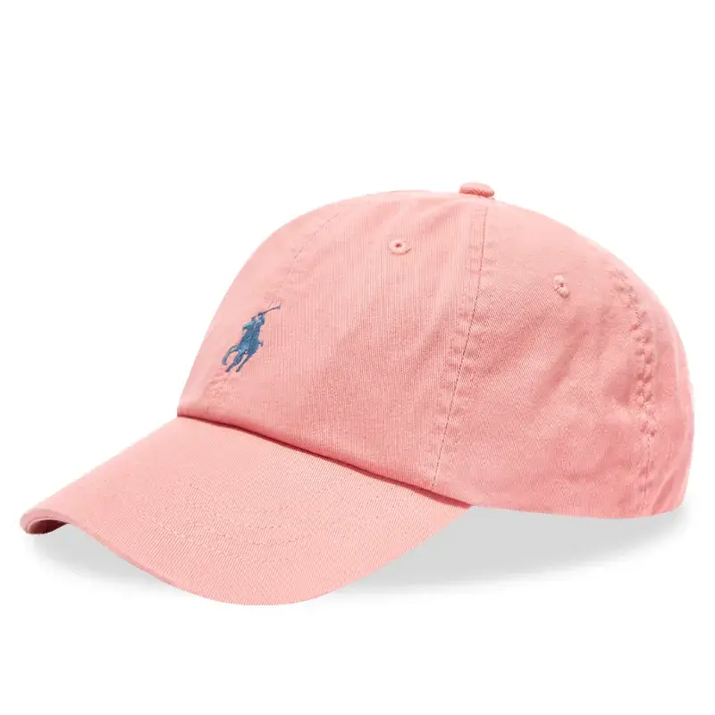

Бейсболка с вышивкой пони и изогнутым козырьком Polo Ralph Lauren, цвет пыльная роза
