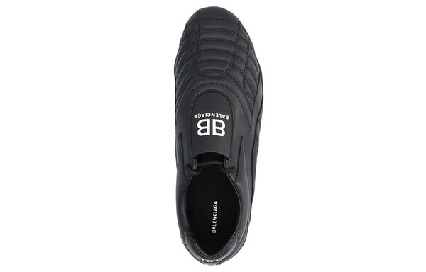 Кроссовки zen sneakers 'black leather' Balenciaga, черный — фото 3