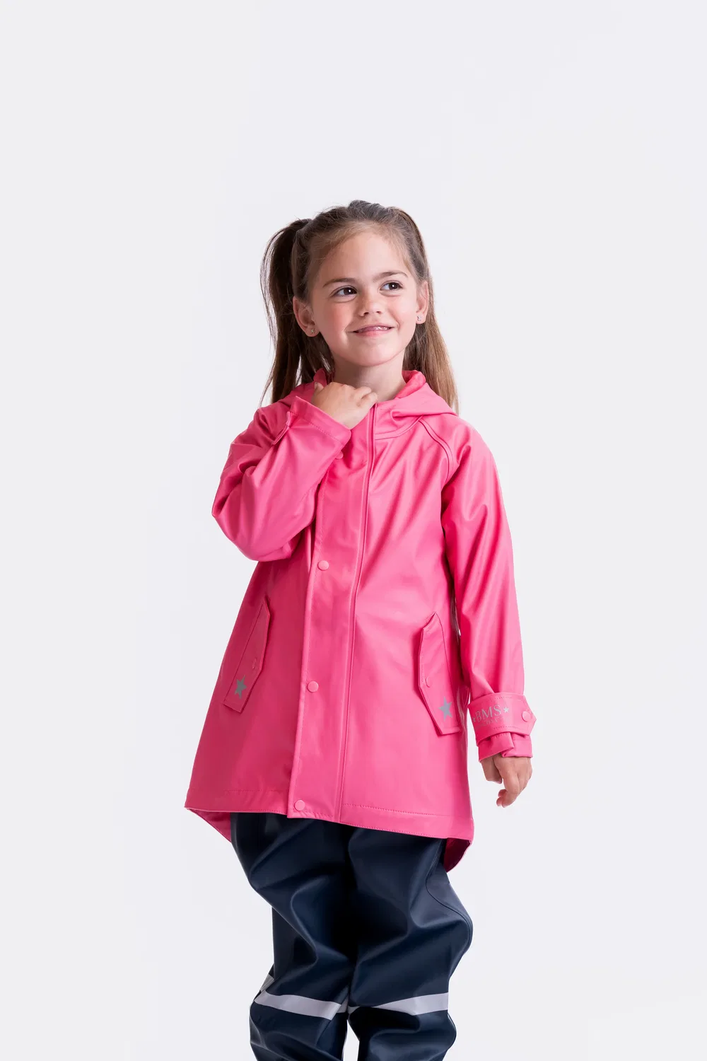 Детский плащ, водонепроницаемый BMS Sailing Wear, розовый
