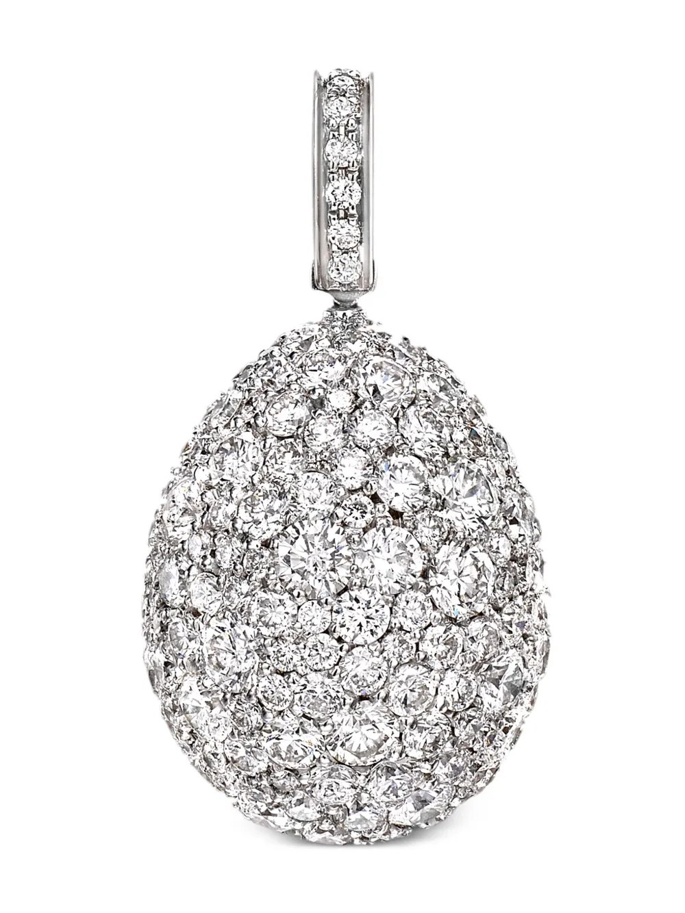 

Подвеска Emotion Egg из белого золота с бриллиантами FABERGÉ, серебяный