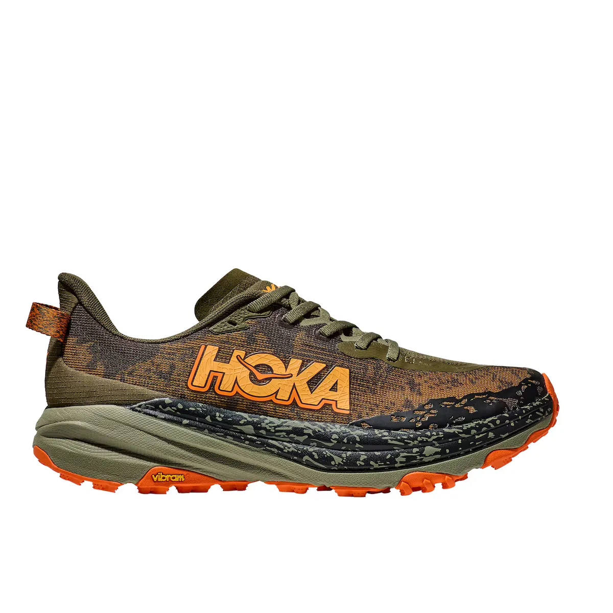 

Hoka SPEEDGOAT 6 WIDE мужские кроссовки для бега по пересеченной местности, коричневый/оранжевый