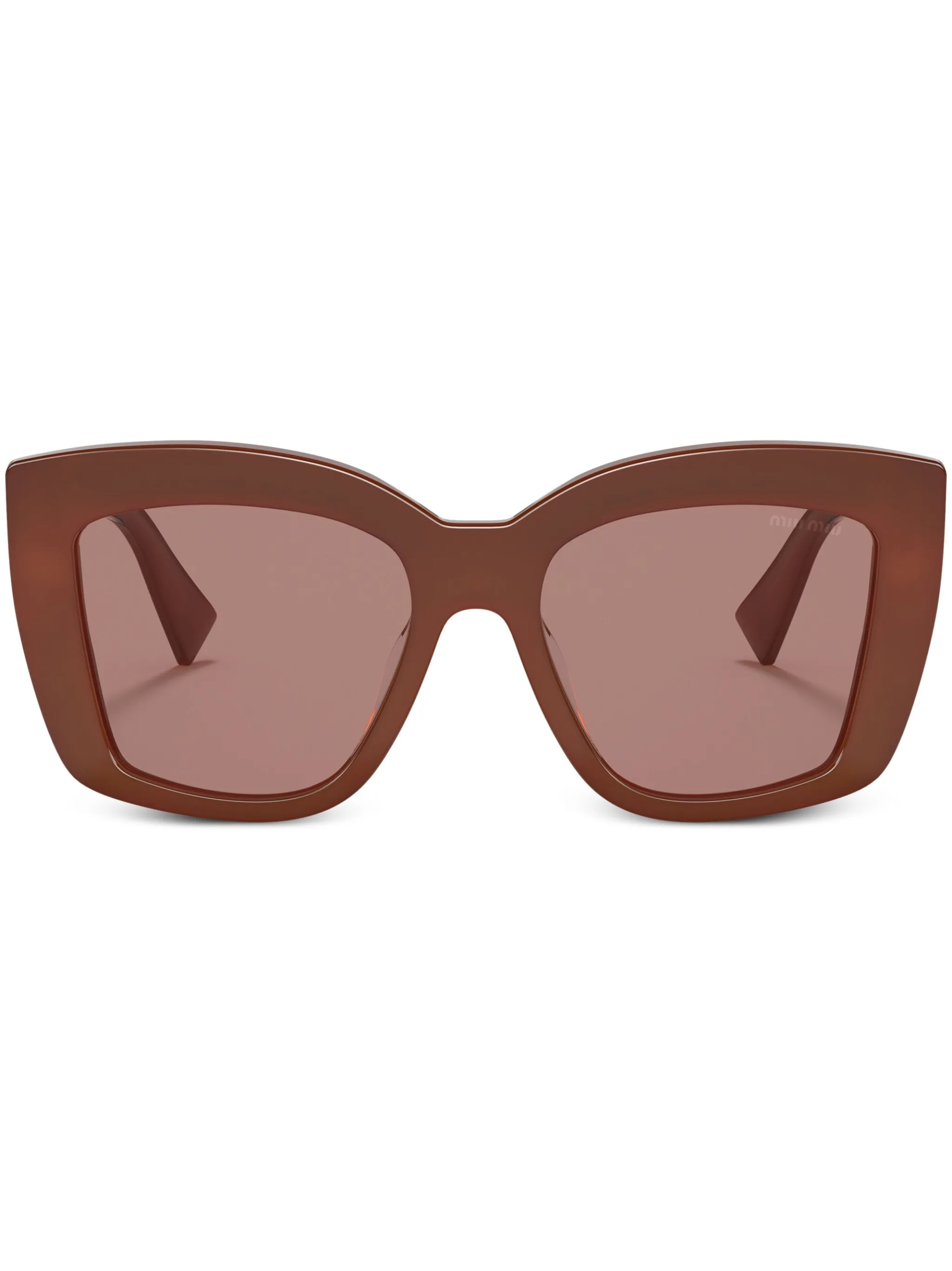 

Солнцезащитные очки с логотипом Miu Miu Eyewear, красный