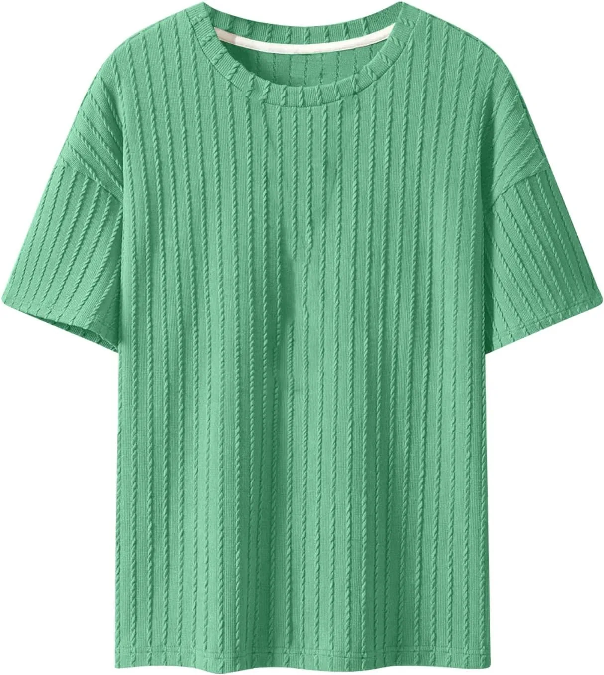 

Футболка мужская короткий рукав oversized джаккард RODYETQQ