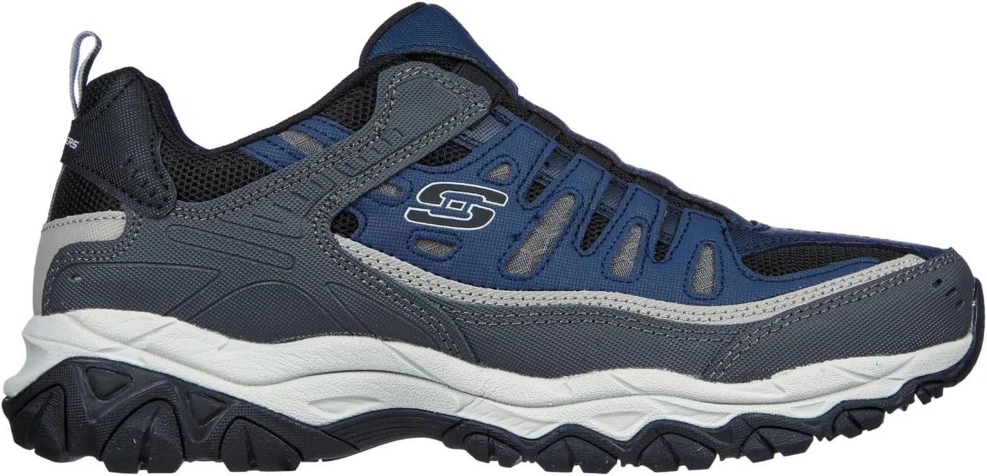 Лоферы мужские Skechers, Navy/Gray — фото 4