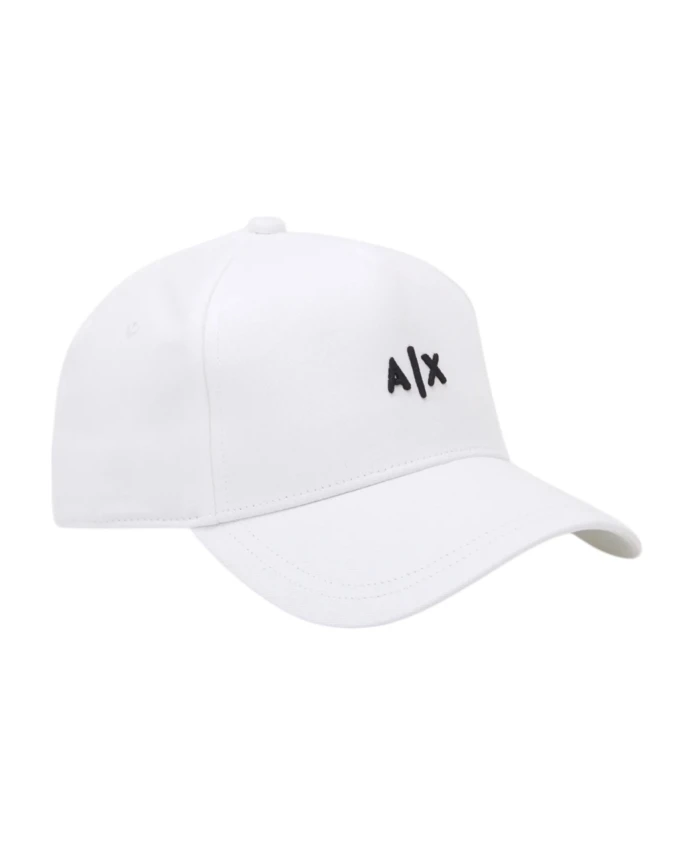 

Хлопковая бейсболка с тисненым логотипом Armani Exchange, белый