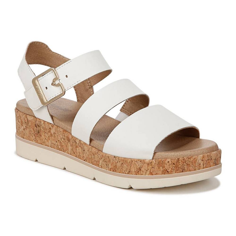 Scholl's Once Twice Женские сандалии на платформе Dr. Scholl's, белый