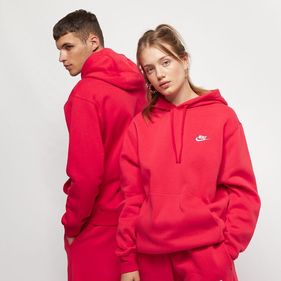 

Флисовая толстовка Sportswear Club NIKE, цвет university red/university red/white