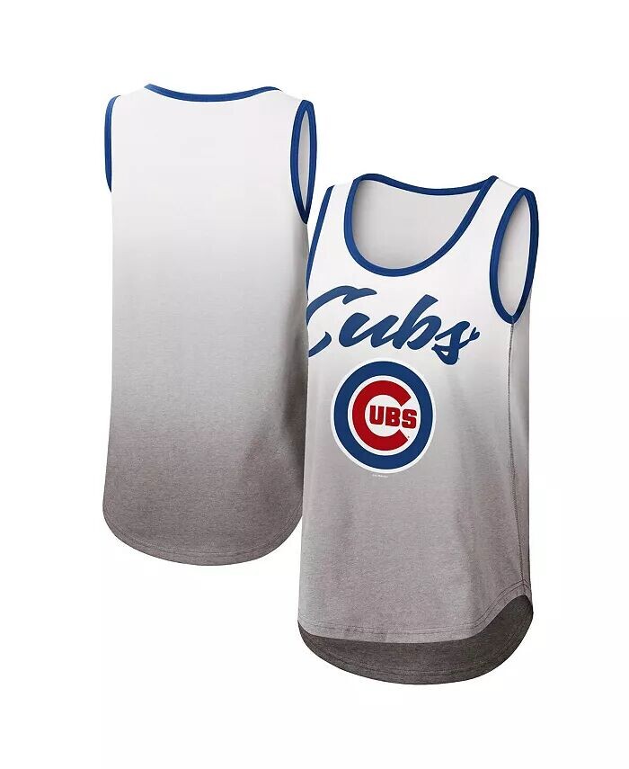 

Женская белая майка на бретелях с логотипом Chicago Cubs в честь вернисажа G-Iii 4Her By Carl Banks