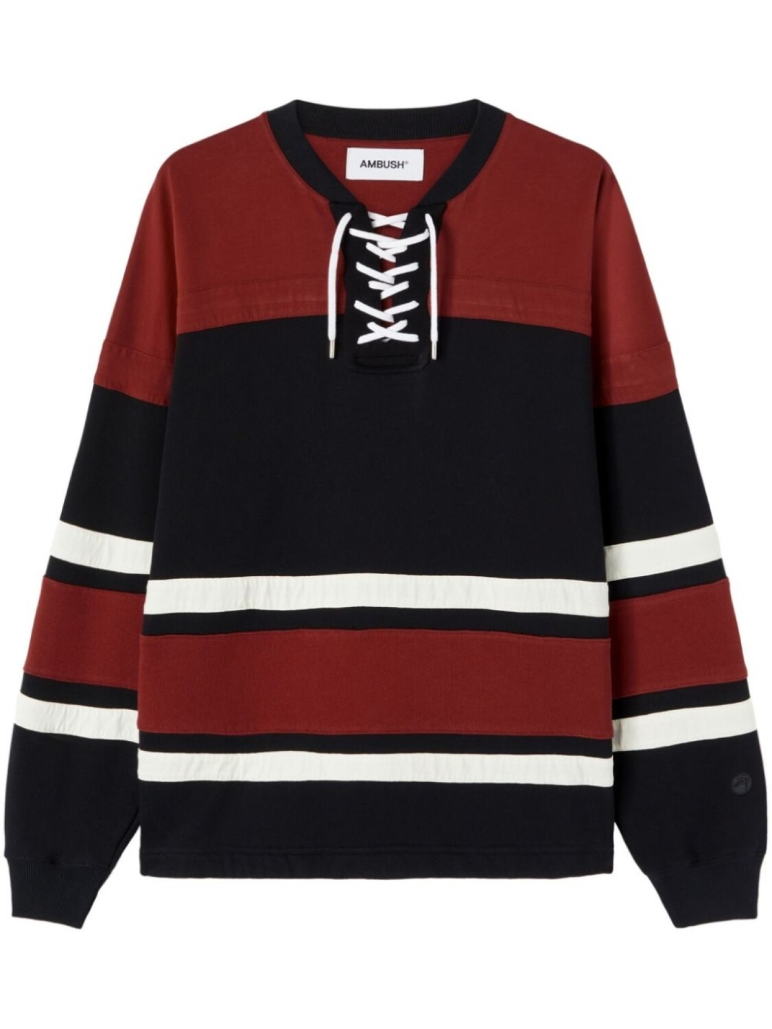 

AMBUSH толстовка Hockey в полоску, черный