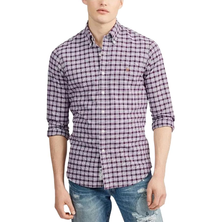 Футболка SS24 мужская Polo Ralph Lauren, фиолетовый — фото 3