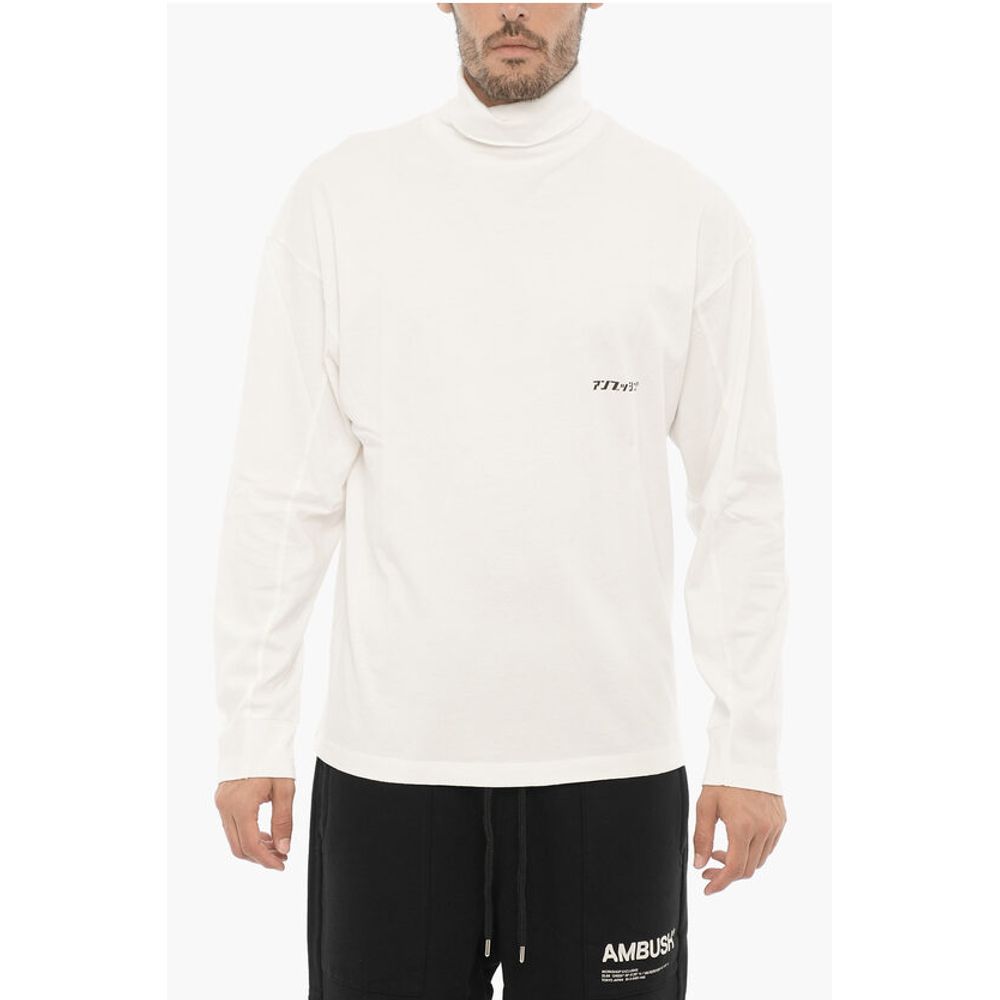 

Футболка с длинными рукавами и высоким воротом Ambush, White