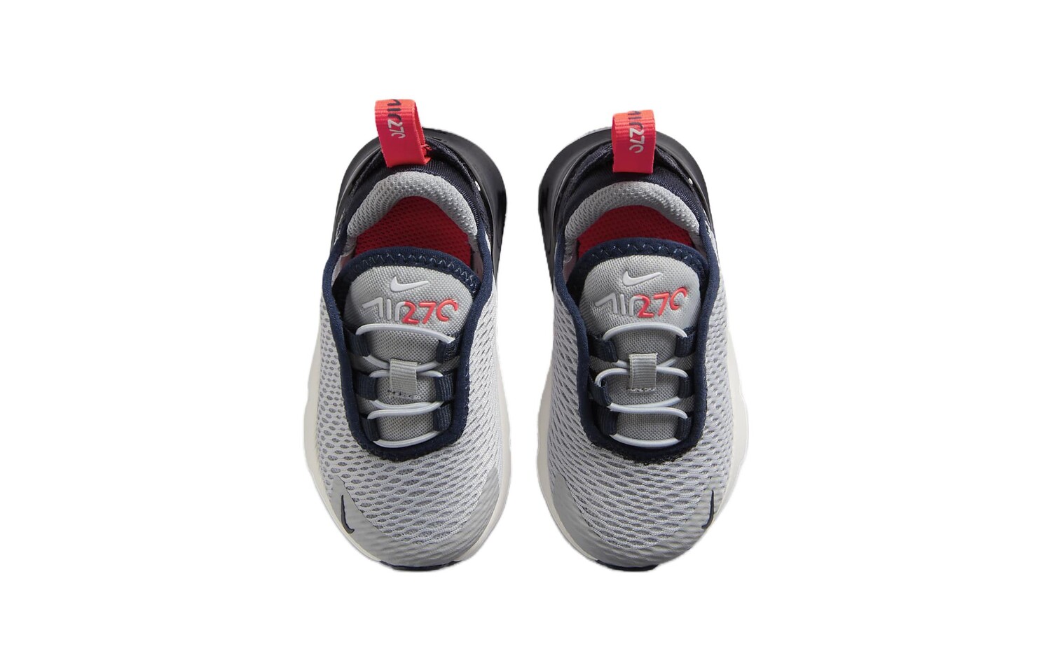 Кроссовки Nike Air Max 270 TD 'Light Smoke Grey Bright Crimson', серый/черный — фото 4