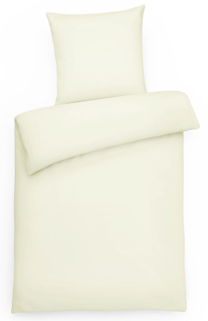 

Plain Mako Satin Bed Linen 135x200 Uni Cream Bed Linen 135x200 - Пододеяльник из чесаного хлопка Carpe Sonno