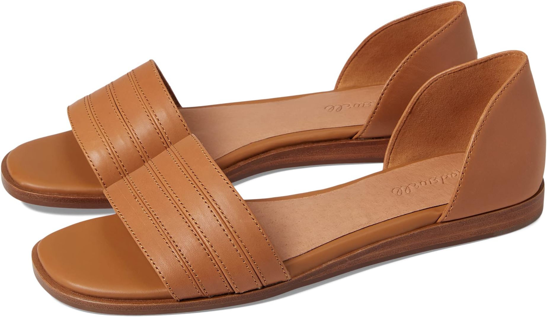 

Сандалии на плоской подошве The Nelda d'Orsay Flat Madewell, цвет Desert Camel